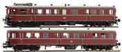 German 2pc Diesel Railcar DMUs VT36.5/VS145 of the DB with Sound